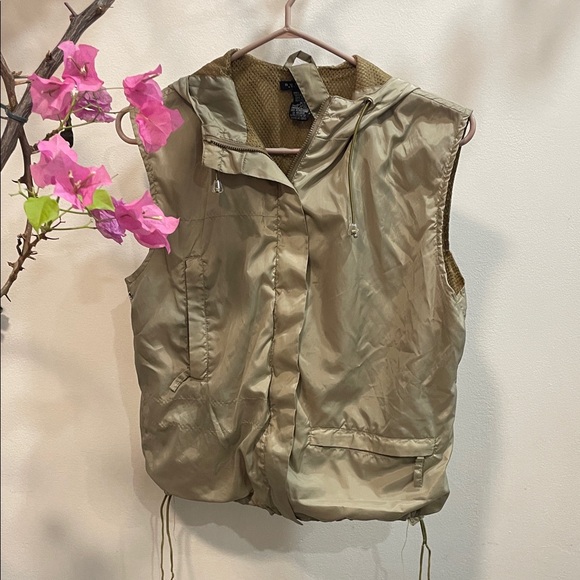 Buffalo David Bitton Jackets & Blazers - Buffalo David Bitton Light Brown Hooded Vest